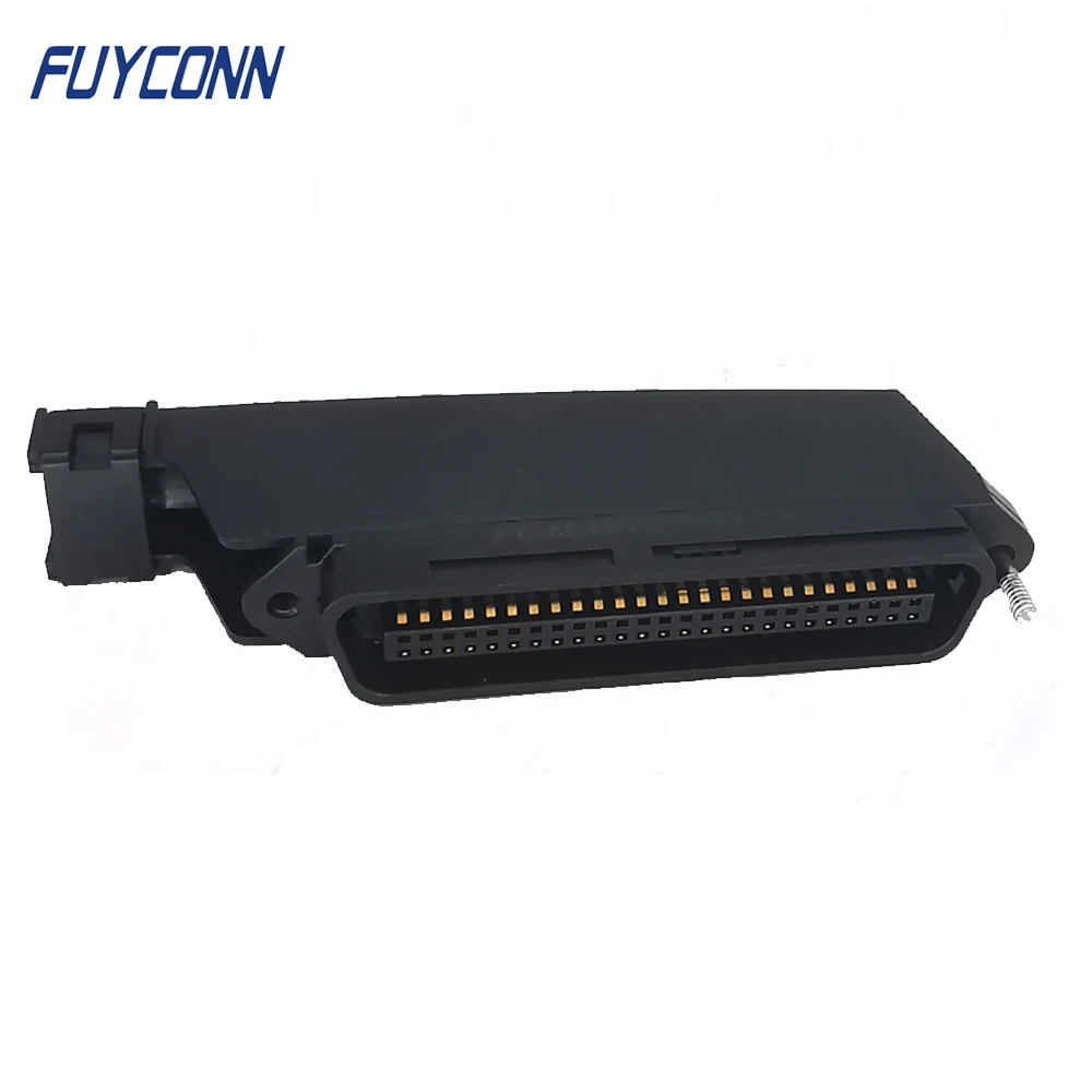 Разъем RJ21 с 50 контактами боковой выход кабеля 50P 25 пар штекер champ IDC 2 16 мм центральный разъем L-образной