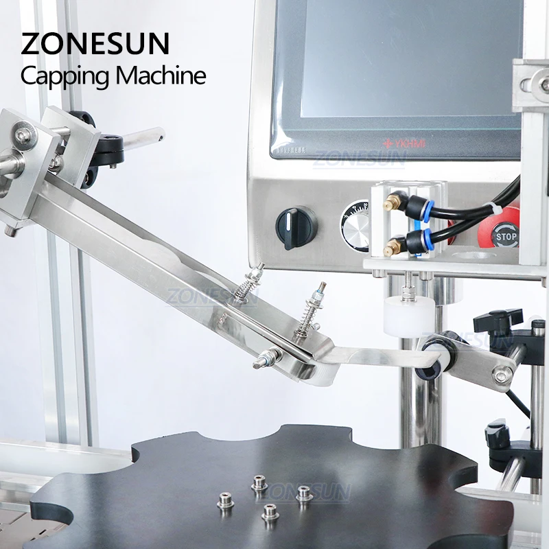  ZONESUN ZS-XG16V крышка насоса Полноавтоматическая Pet пластиковая бутылка укупорочные машины с крышкой Вибрационный