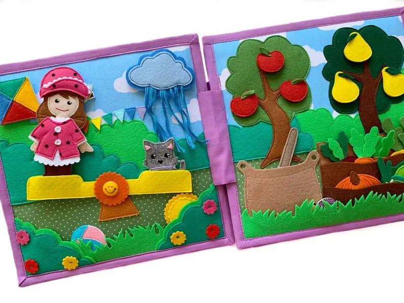 Professional manufacturing in bulk cheap quiet cloth books for children math addition and subtraction publishers