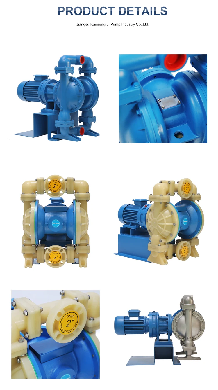 World Class manufacturer 3 inch Aluminum alloy electric operated double diaphragm pump
