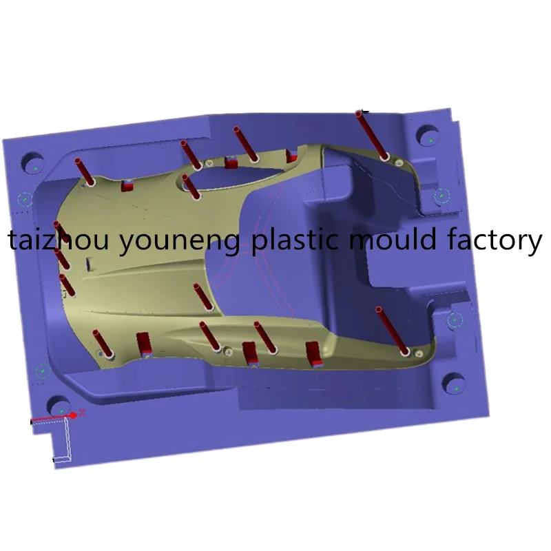 china china taizhou Quality Taizhou Mold Factory Injection Plastic Motorcycle DISCOVER -100C Mudguard Mould factory