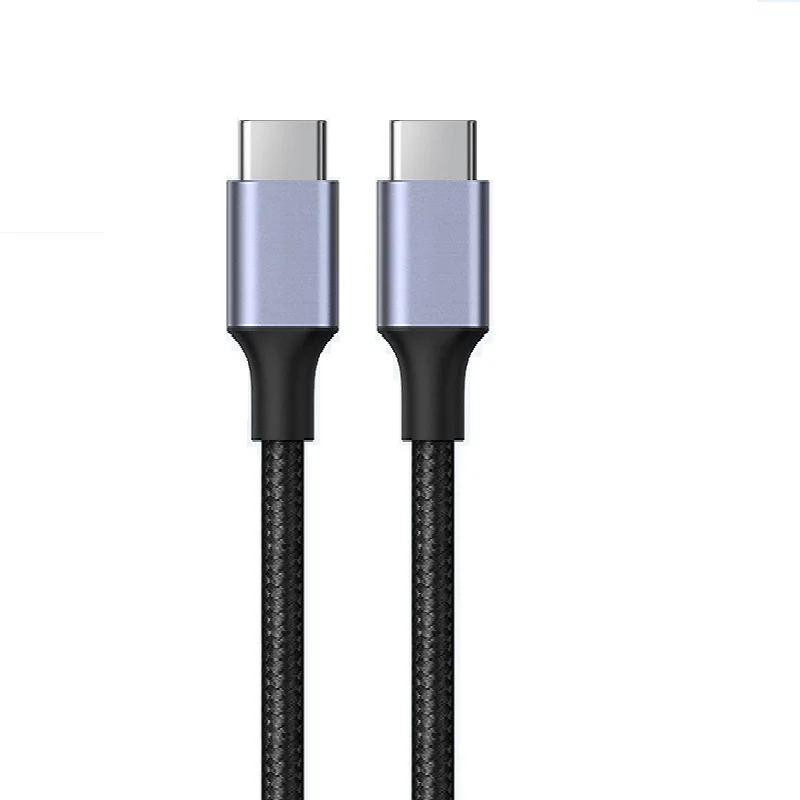 PUJIMAX Durable 60W Fast Type-C To Type-C Charging Cable USB C Nylon Cord For Xiaomi Samsung Huawei Mobile Phone Cables