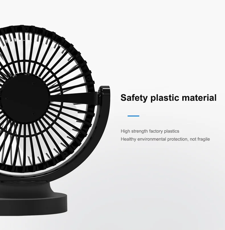 NEW Design 12V/24V Universal Car Fan Dual Head Electric Usb Mini Auto Cooling Fan