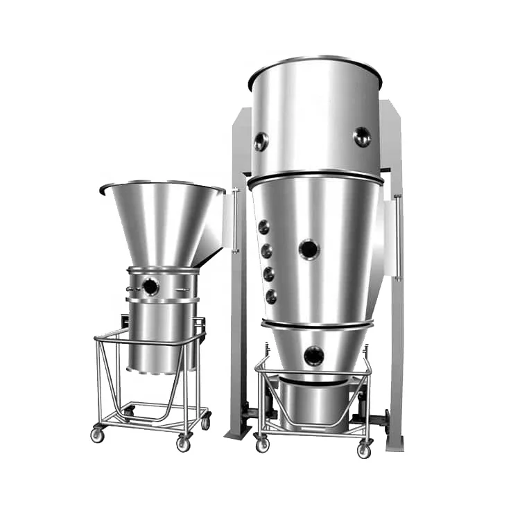 high uniform performance top air valve system pigment spray drying granulator