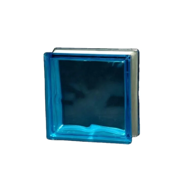 Светло-фиолетовый пасмурный стеклянный блок для декоративной стены высокого