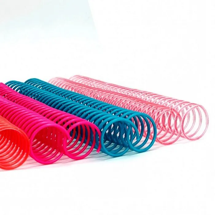 Factory new material binding consumables 1 inch pink spiral binding coil 31 book binder spiral coil