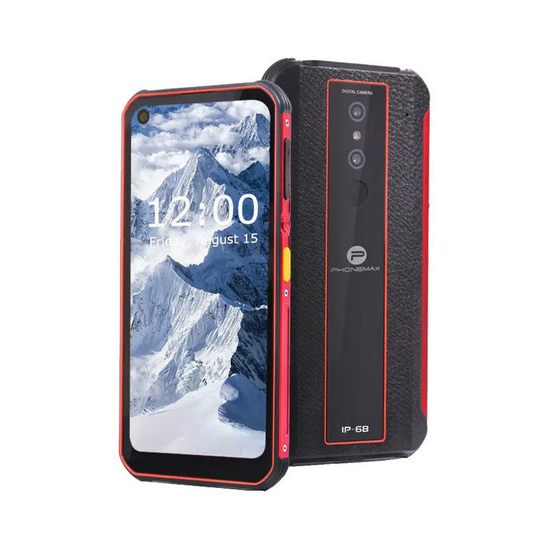 IP68 Android Rugged Smartphone OEM P1 Pro NFC Fingerprint Newest 4G  Barcode Scanner mobile