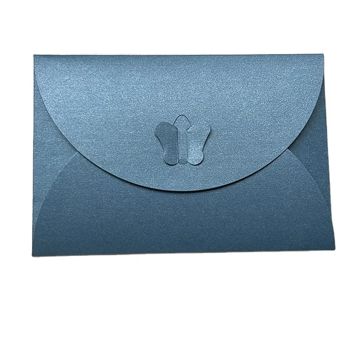 Sobre Custom Spot UV Gold Stamping Logo Black Paper A7 Gift Card Holder Packaging Self Seal Envelopes Wedding Card Envelope