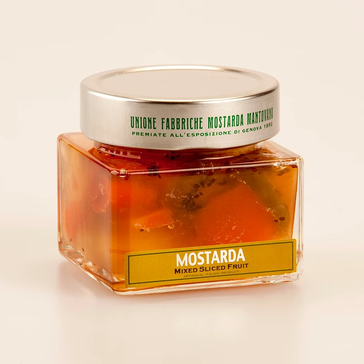 Popular Seasoned Healthy Material Mixed Natural Fruit Jam Fruit Slices Fruit Flavor Mustard