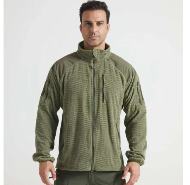 DFJ0924  Winter camouflage fleece warm jacket camouflage CP black green brown grey stock wholesales  hood collar