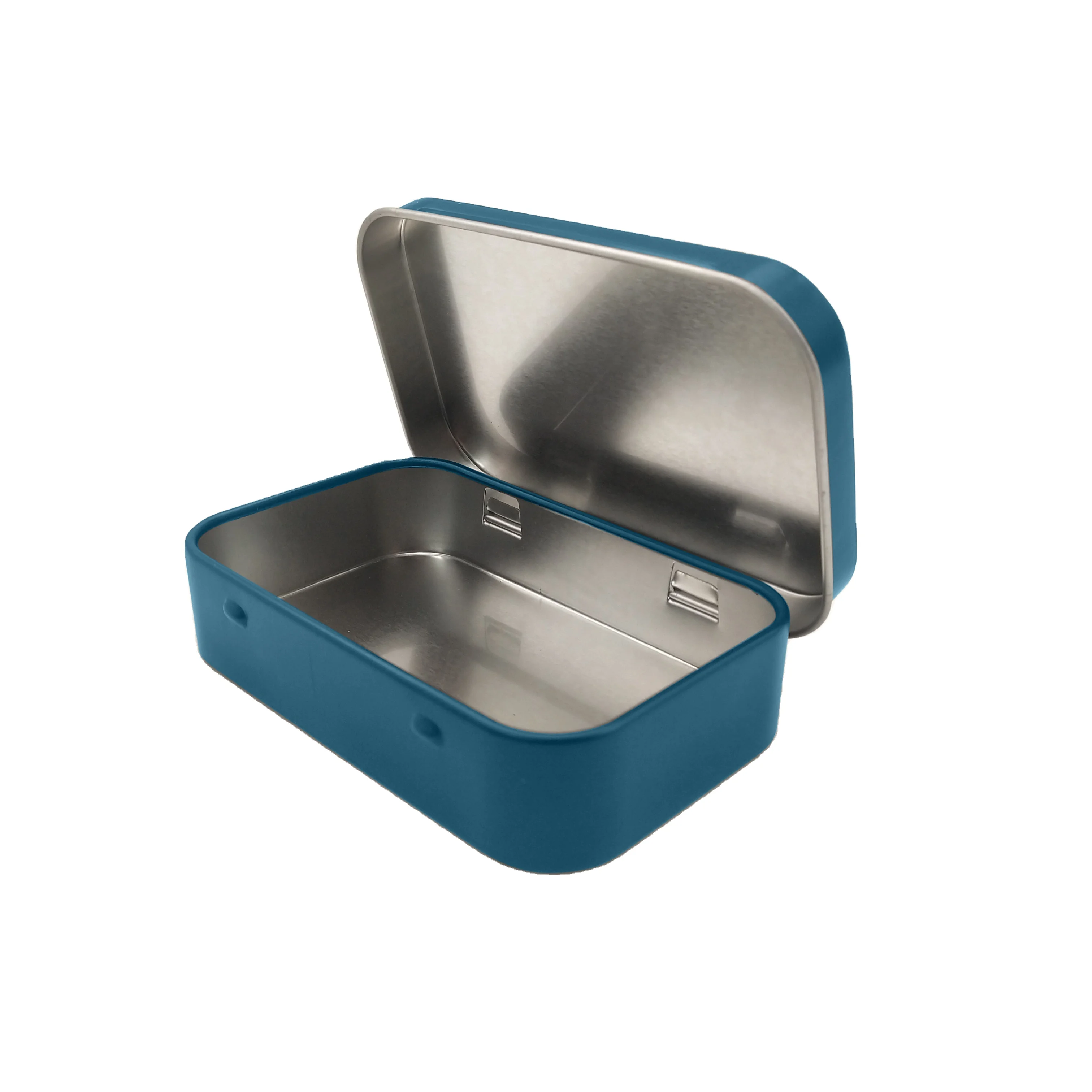 Hot sales 95x60x20mm tin box with hinged Lid  customized color soap metal box for cosmetic