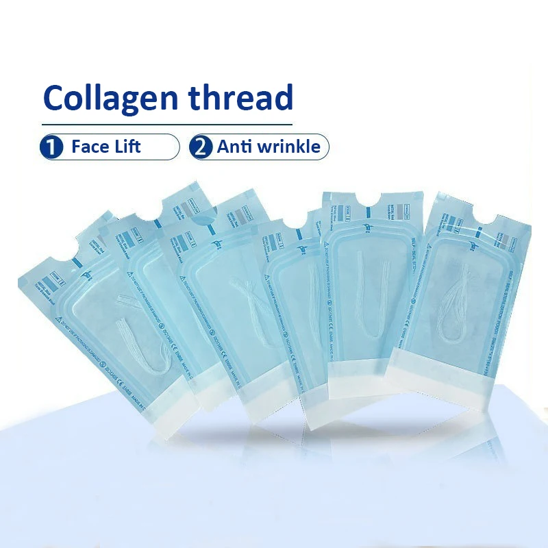 Wholesale No Needle Face Lifting serum Collagen threads Peptide Face lift tightening V line radar for beauty spa salon