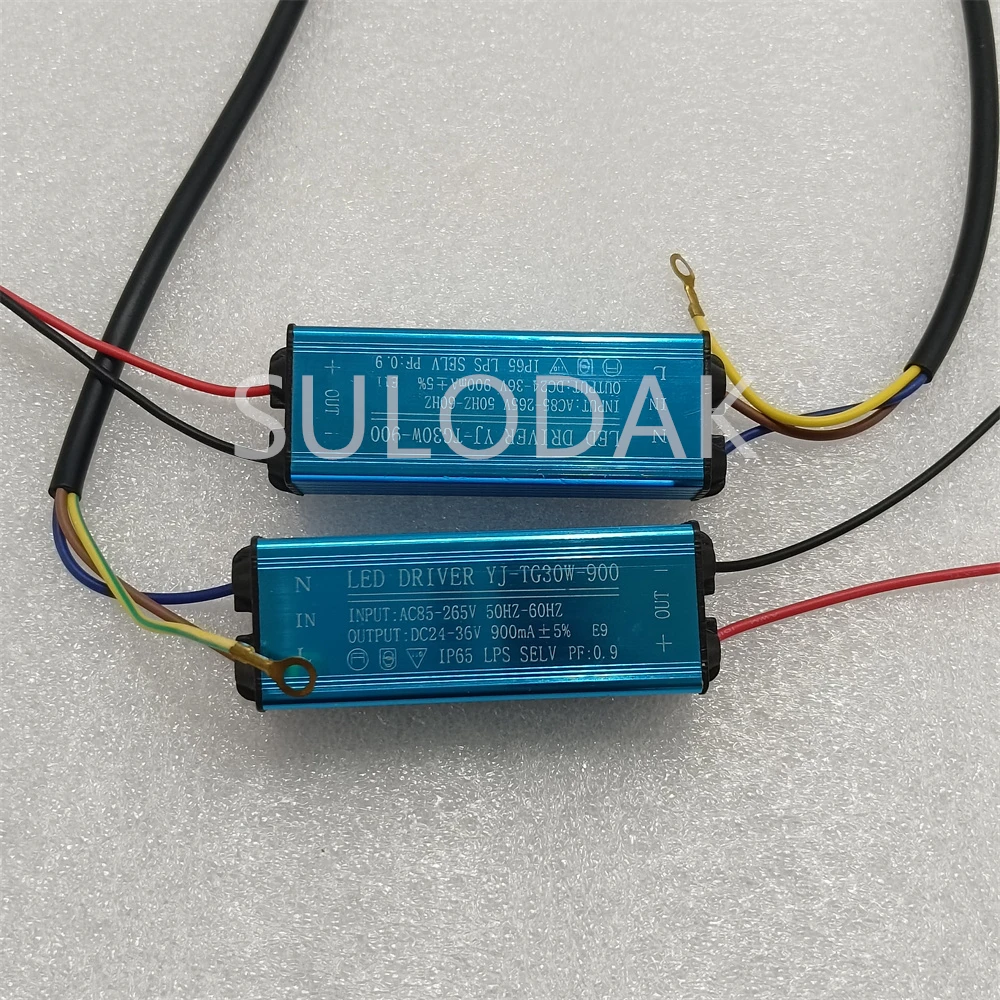 Factory Price OUTPUT DC24V -36V 900mA Power Supply IP65 LED Drivers for Small Air cooled UV LED Curing Lamp