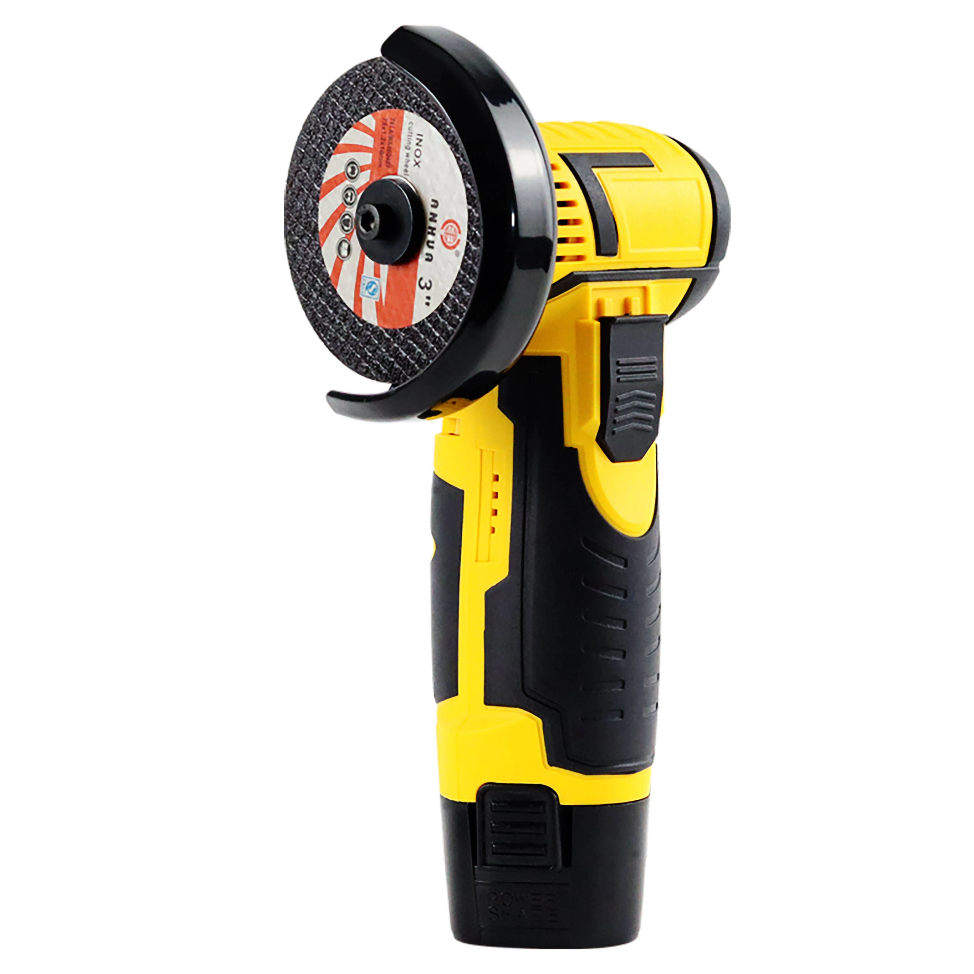 20V Industrial Cordless Angle Grinder Mini Cutter Polishing Machine Diamond Cutting Tool Features Brushless Battery-Powered