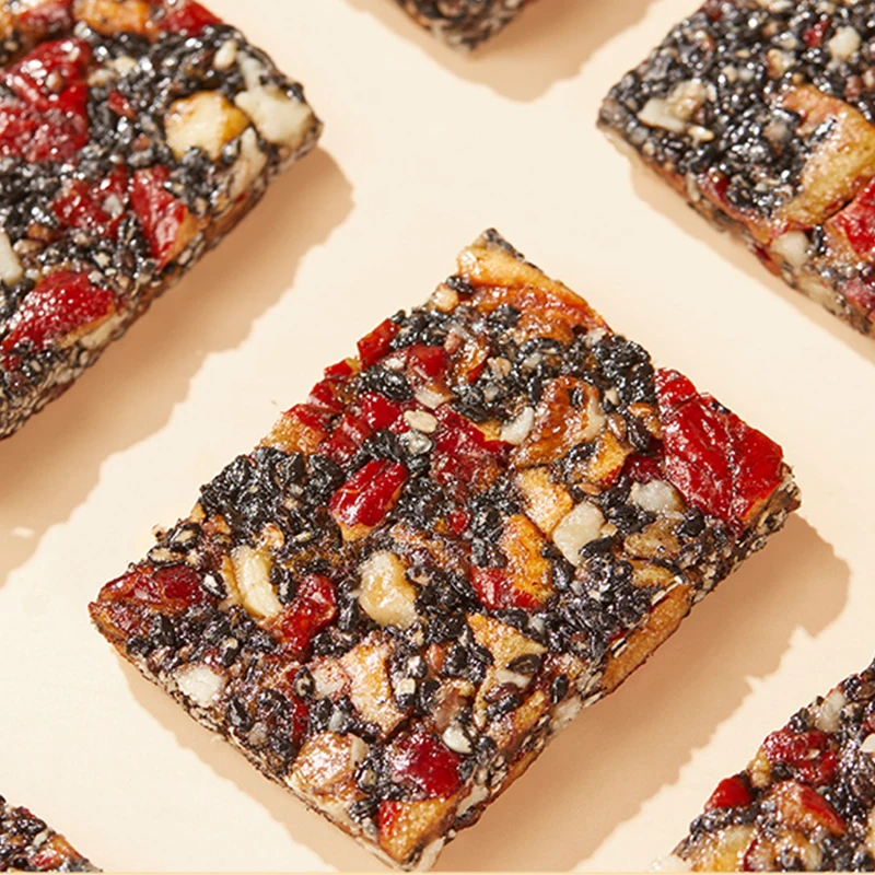 Jujube nut pie walnut red jujube nut cake black sesame specialty snack snack snack food