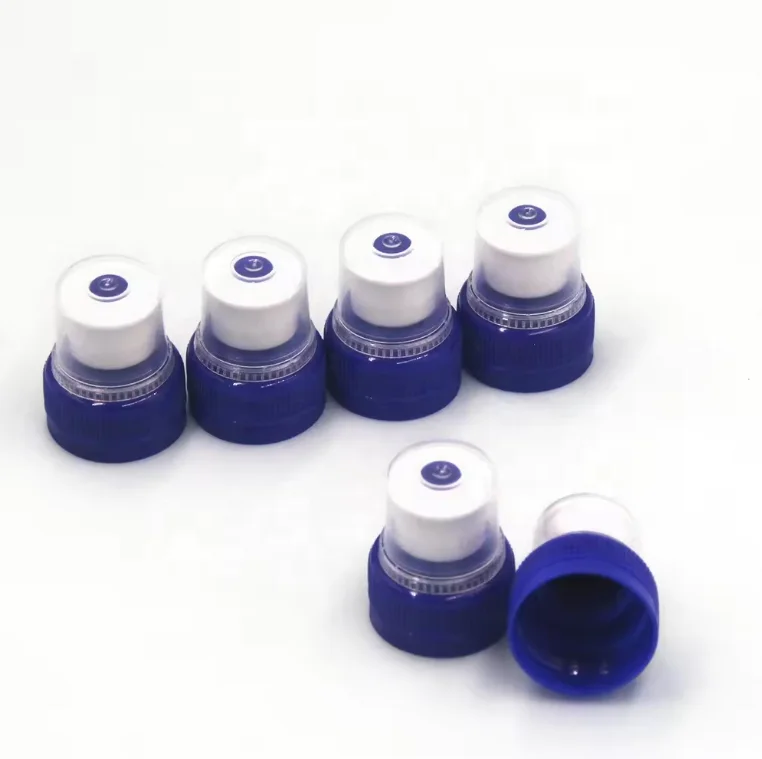 High Quality 28mm 30mm 38mm Customized Plastic Bottle Caps Sport Water Bottle Push Pull Caps 1810/1881 With Anti-theft Ring