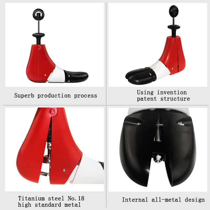 
DY221 Flexible premium mens sneaker shoe trees support stretcher plastic tree shoe stretcher adjust 