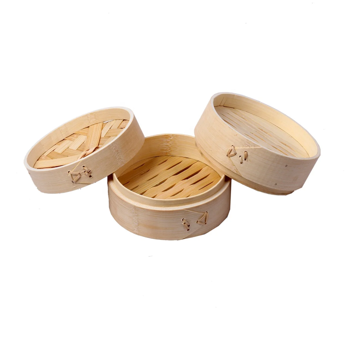 Factory Wholesale High Quality Bamboo Steamer Basket for Multi-purpose Food Steamer Bamboo Steaming Manufacturer