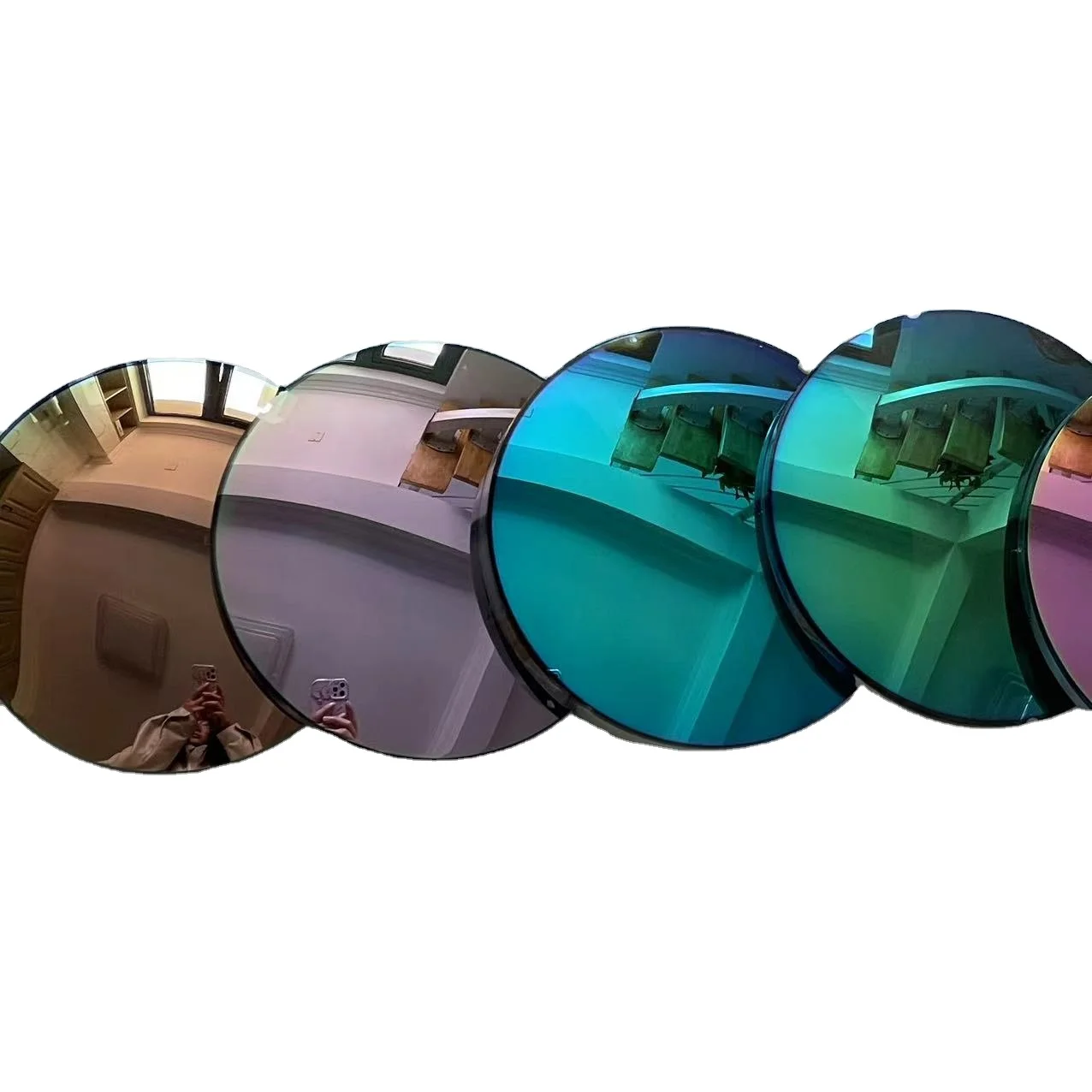 EVERGROW Chinese colorful nice choice Polarized Mirror 1.499 index CR39 sunglasses lenses