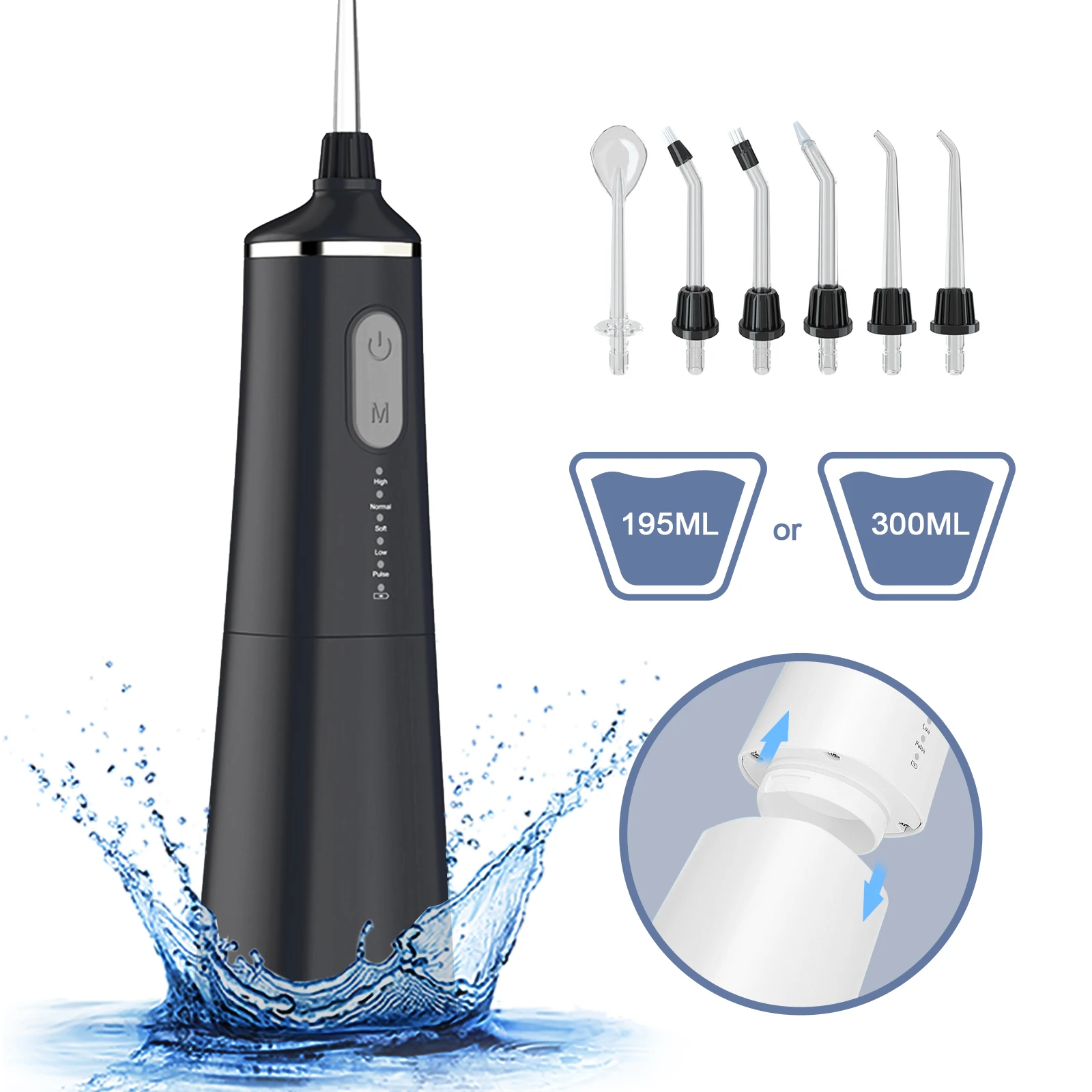 2024 New Design Factory OEM ODM Oral Irrigator Smart Travel Water Flosser Water Pick Custom Water Flosser Portable