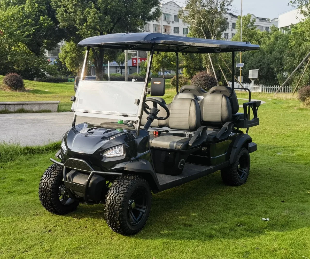 wholesale 6 Seater Gas Powered Golf Cart with off road tyres