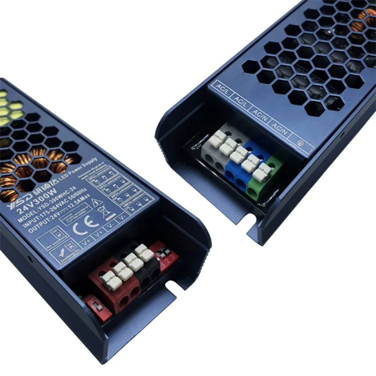 Indoor LED Light Driver 100W 200W 300W 350W 12V LED Slim Power Supply 24V LED Stripe Light Switch Power Supply