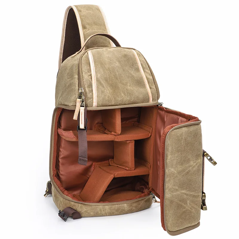 Leather photography bag Single Shoulder Camera Bag oblique cross camera bag