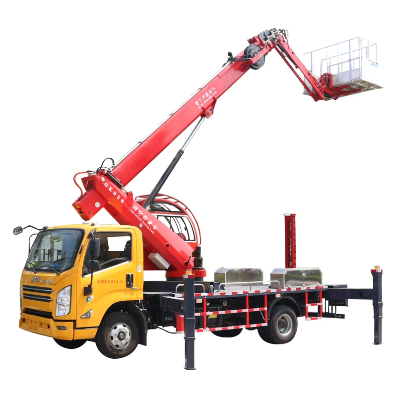 China manufacturer aerial working operation truck with Bucket High Altitude Aerial Working Platform truck