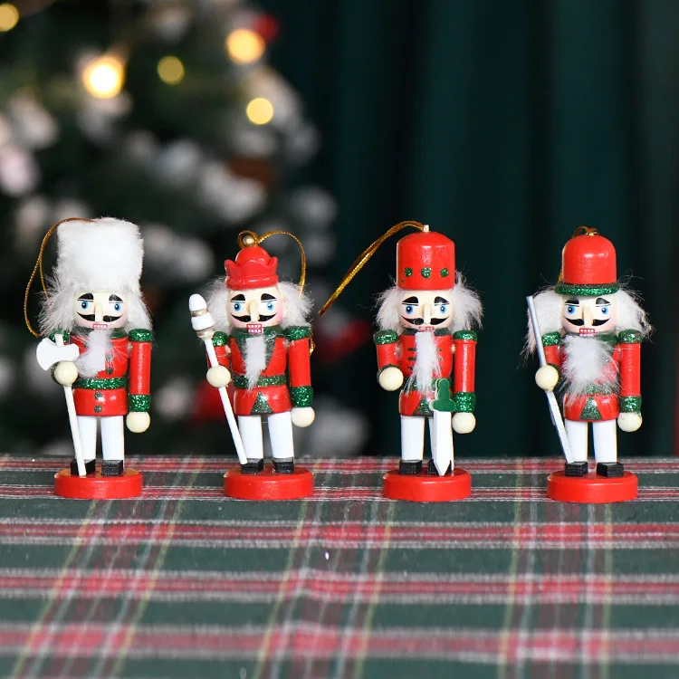 Nutcracker High Quality Customizable Wooden 7/10cm Nutcracker for Christmas Decorations