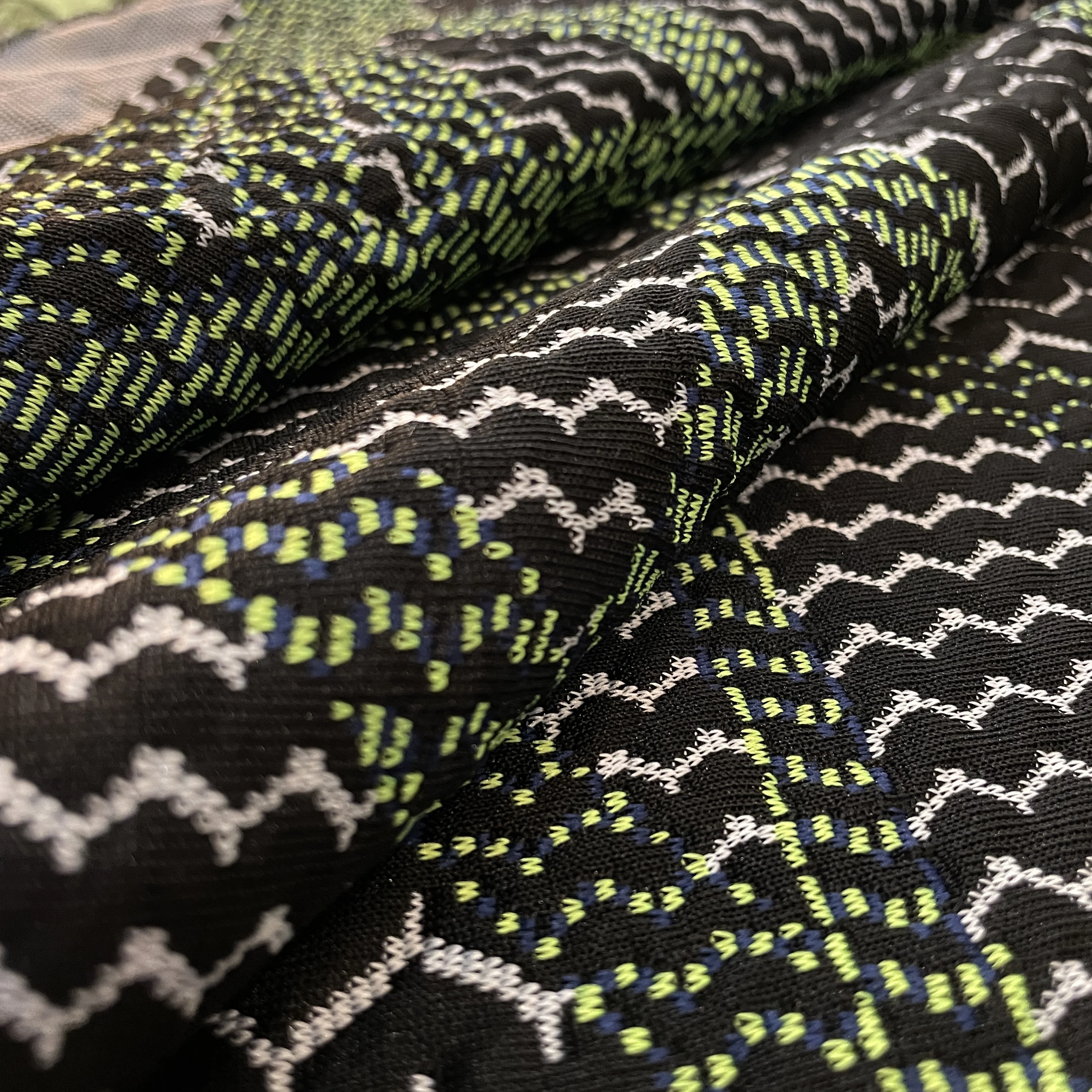 Home Textiles Brown Breathable 100% Polyester Fabric Mattress Knitted Fabric For Mattress