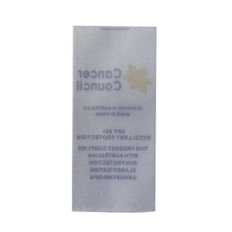 Quality Recycled Luxury Satin  Label Garment Woven Labels Design Shirt Cloth Tag With Logo