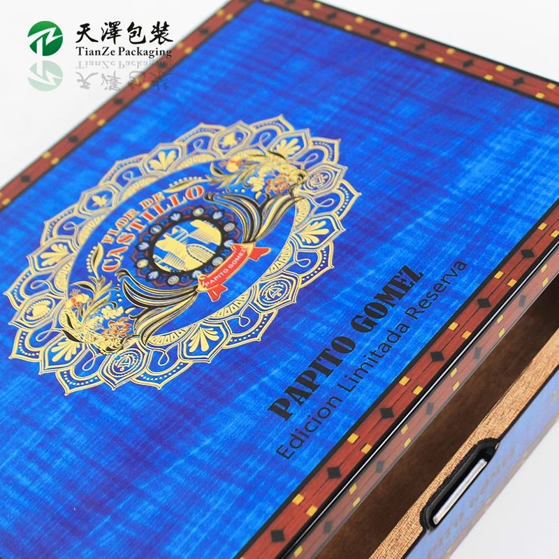 Manufacturers Customized High Quality Wooden Gift Box Display Cigar Wood Box Humidor Cabinet Cigar Case