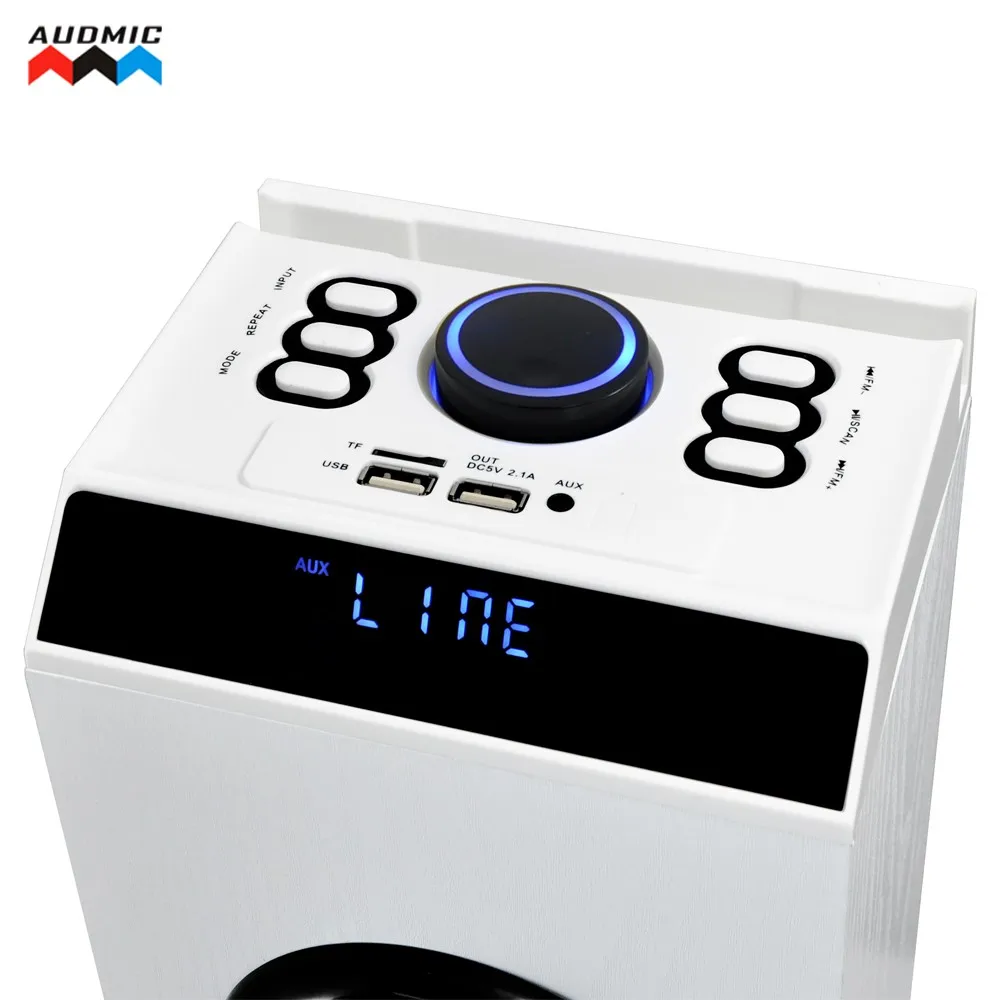  Audmic USB TF FM-радиоприемник колонки с беспроводной