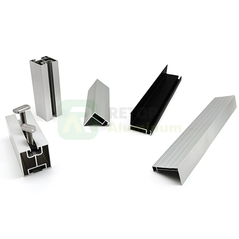 Mill Finish Aluminum Extrusion Solar Panel Products
