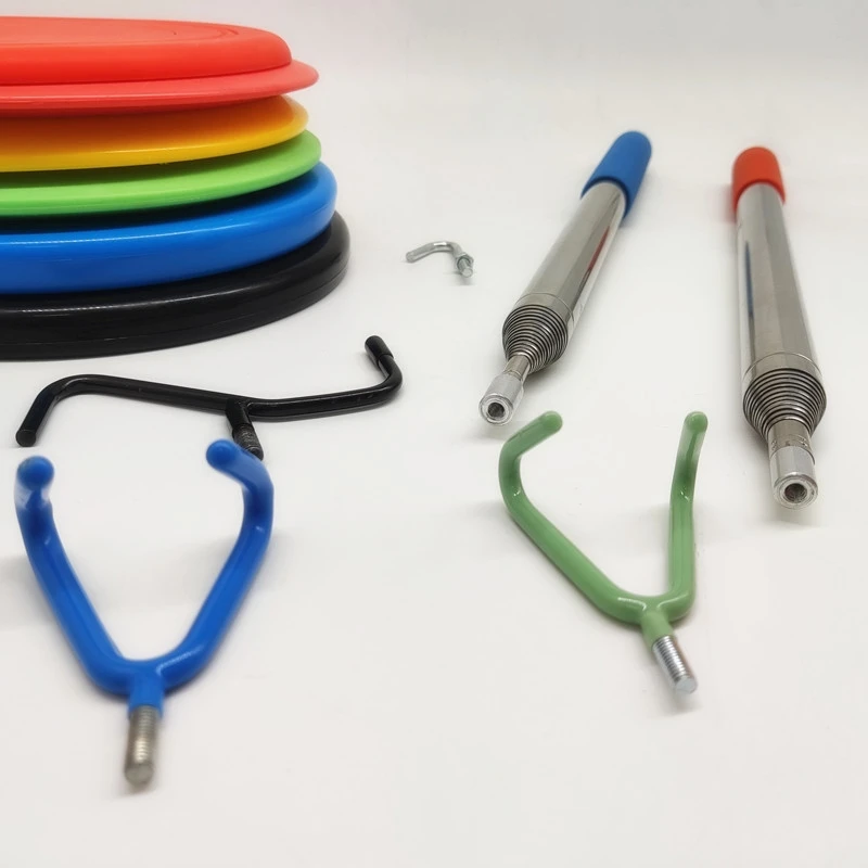 Functional Disc Golf Retriever Pole Stainless Steel Telescoping Golf Grabber Tool