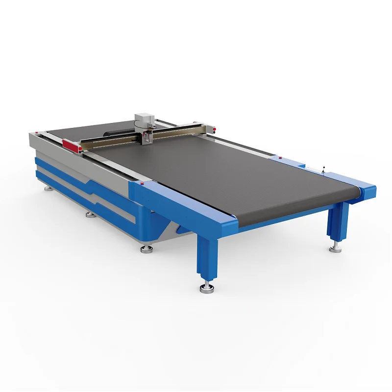 Popular manual fabric cutting machine Vibrative Cnc Knife +ccd Router Eva Cutting Machine