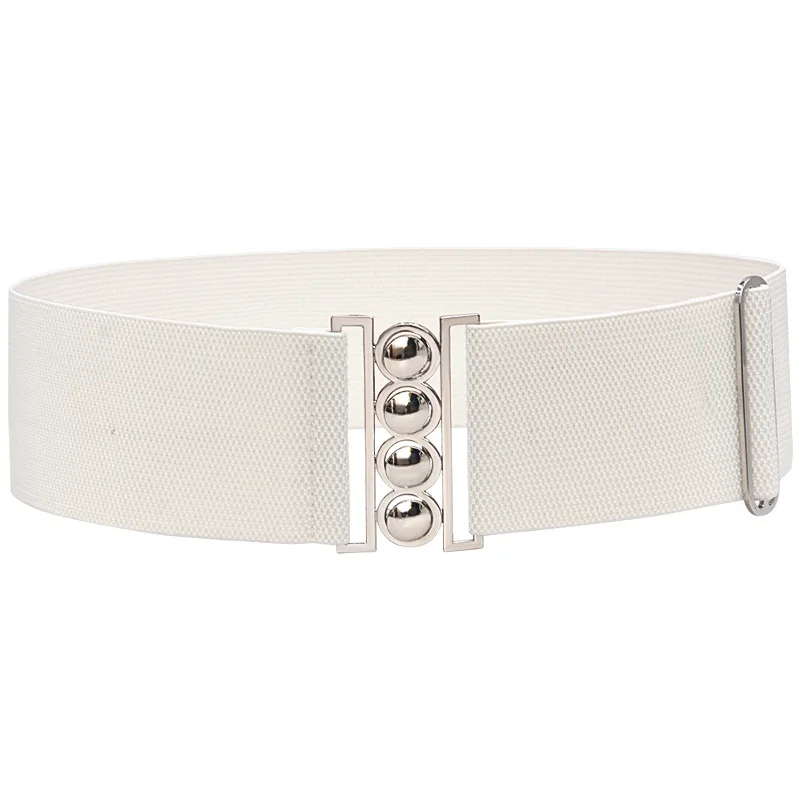 Популярный пояс для платья, регулируемый пояс с четырьмя застежками, эластичные Гибкие Тканые модные ремни