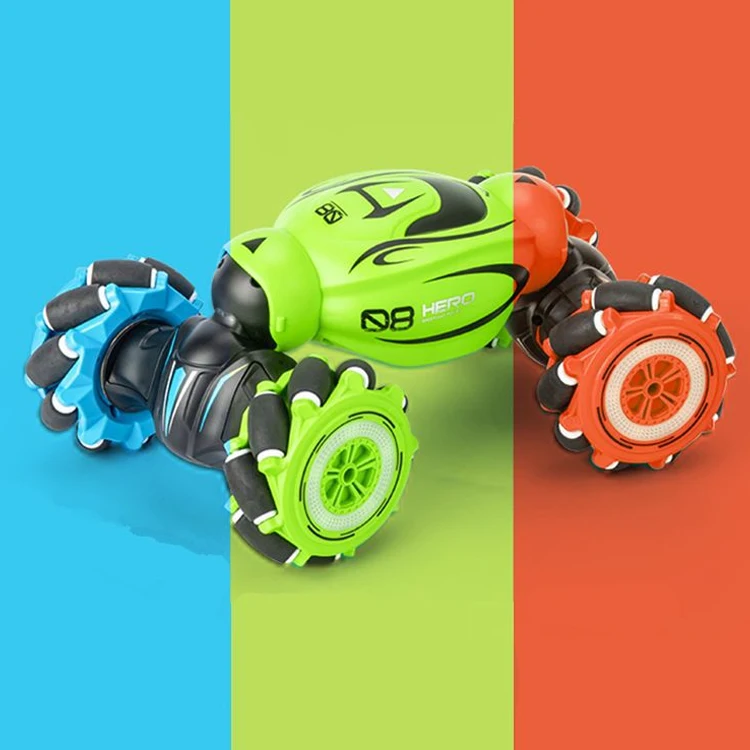 2.4GHz Electric Gesture Sensor Watch Control Off Road 360 Flips Lights Music Twisting Vehicle Drift RC Car Driving Toy