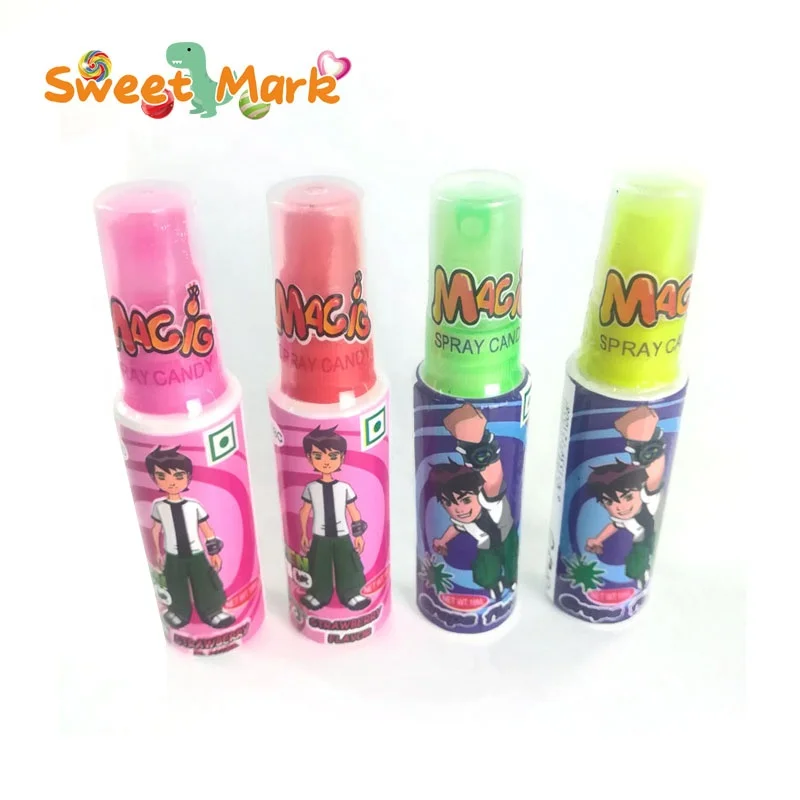 Halal Sweet Candy Magic Fruity Sweet Liquid Candy Super Spray Candy