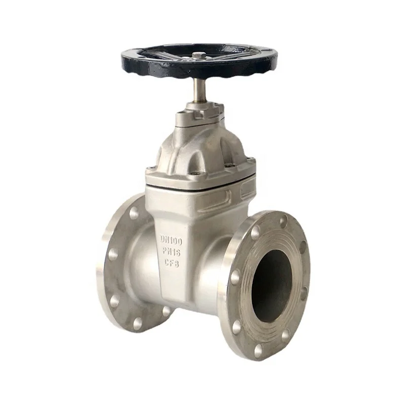 CF8 SS  CF8M CF3 CF3M Stainless steel solid wedge gate valve