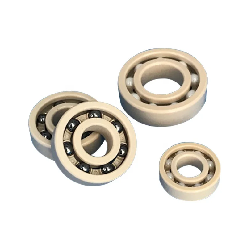 Konlon High Temperature Resistant Ceramic Bearing 6x17 6x3x2.5 8x3x4 6201 6202 6203 6204 6205