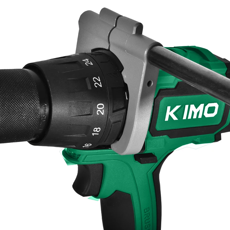 KIMO OEM 20 В бесщеточный двухскоростной электродрель с 100 максимальным крутящим моментом инструмент для работы по дереву бытовой отвертки