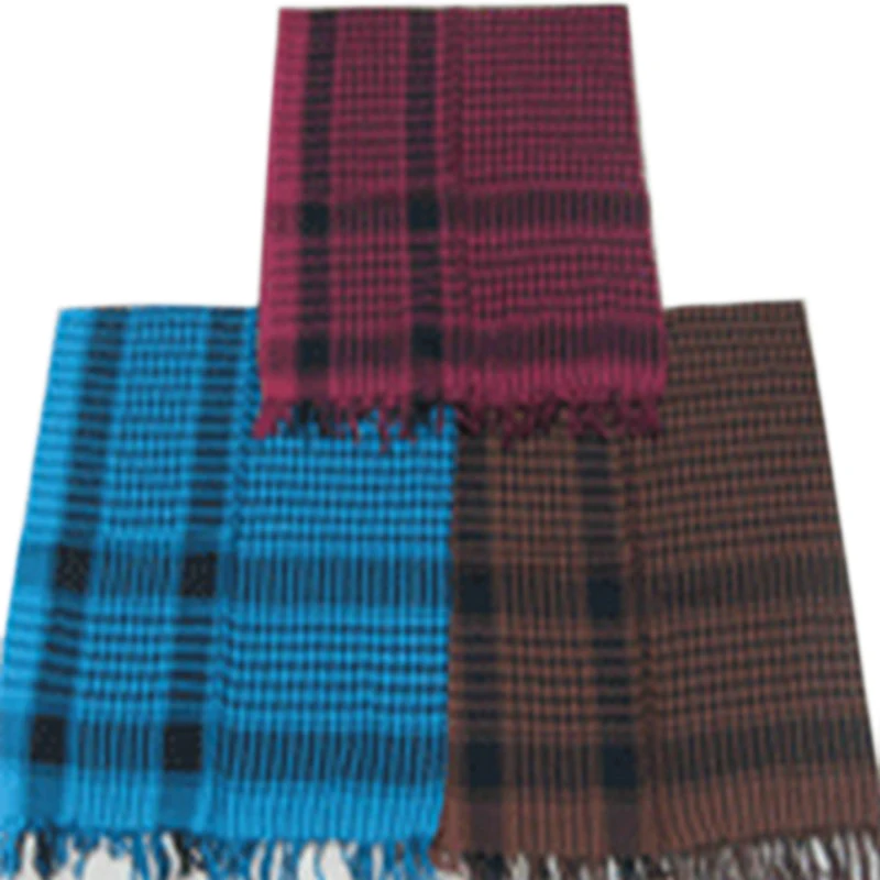 100% хлопковый шарф с жаккардовым логотипом