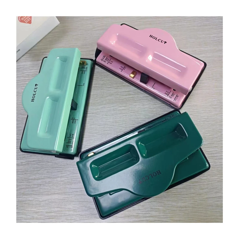 Metal Mushroom Disc Bound Hole Punch T Holes Mushroom Paper Puncher for Disc Bound Planner