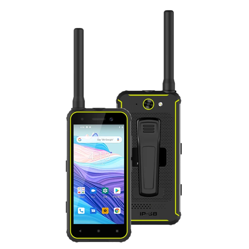 Phonemax R4pro android keypad mobile phone 4g rugged phone antenna with external walkie talkie phone