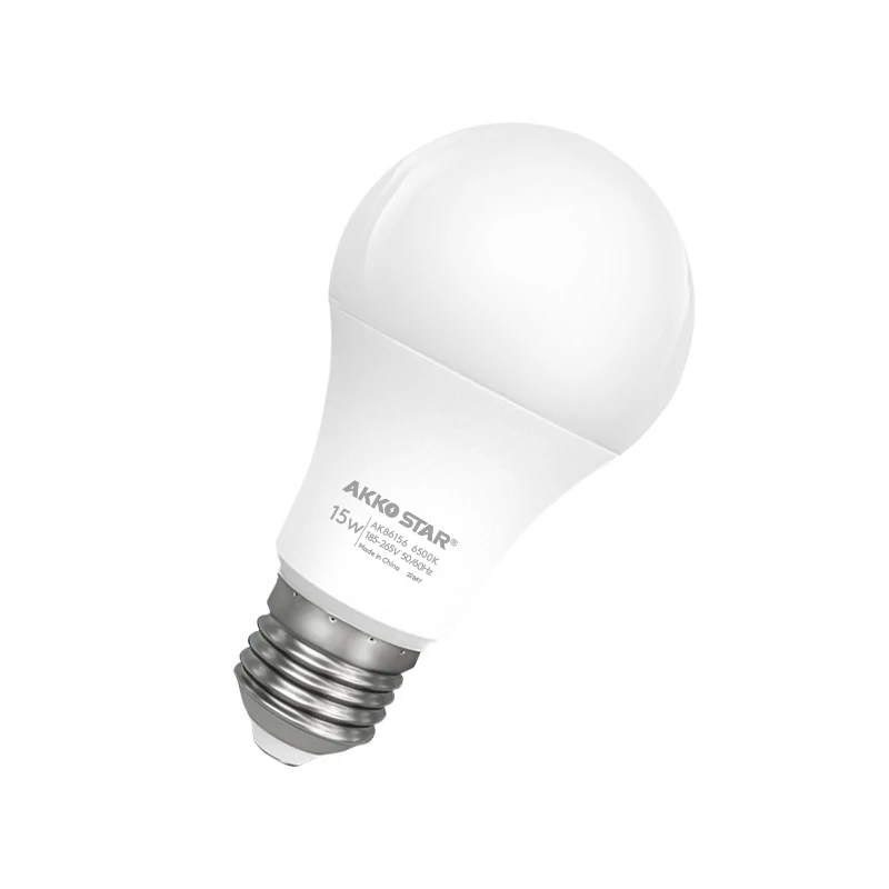 AKKO STAR Led Bulb Raw Material A55/A60/A65/A80 3000/6500K E27 5W/7W/9W/12W /5W/18W/25W White Led Light Bulb