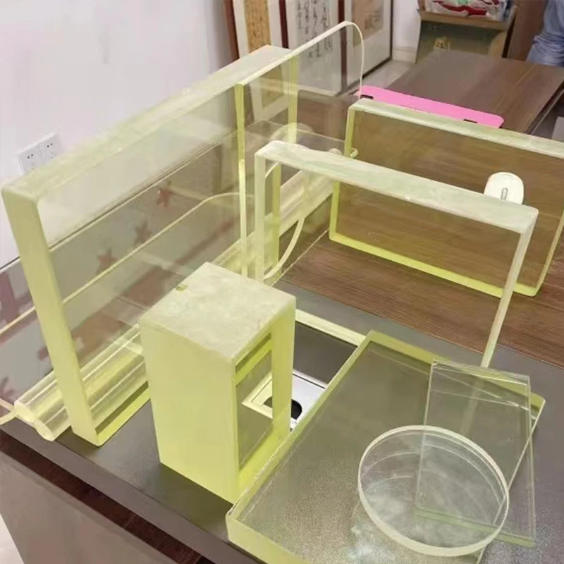 Medical Imaging Lead Glass Shield Radiation Protection