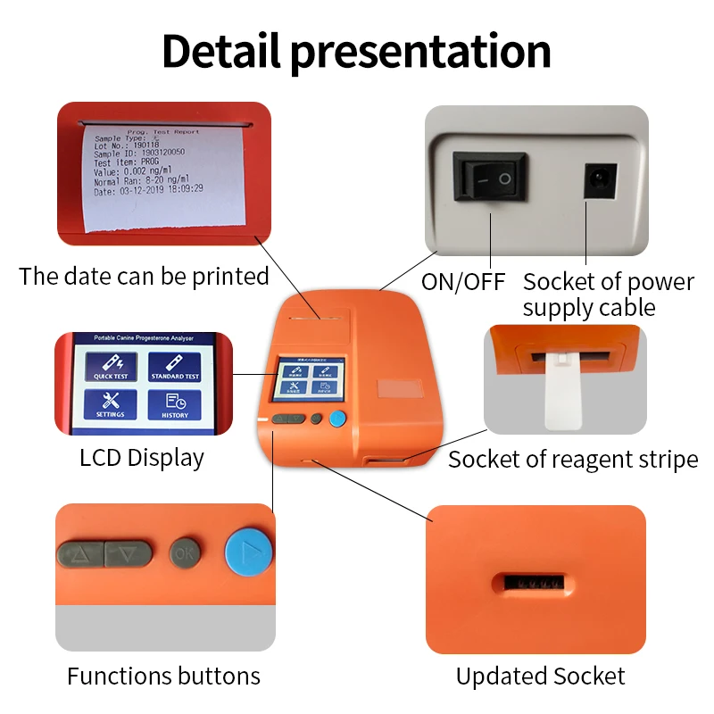 Factory Direct Price Canine Progesterone Test Machine Canine Progesterone Test Veterinary Instrument