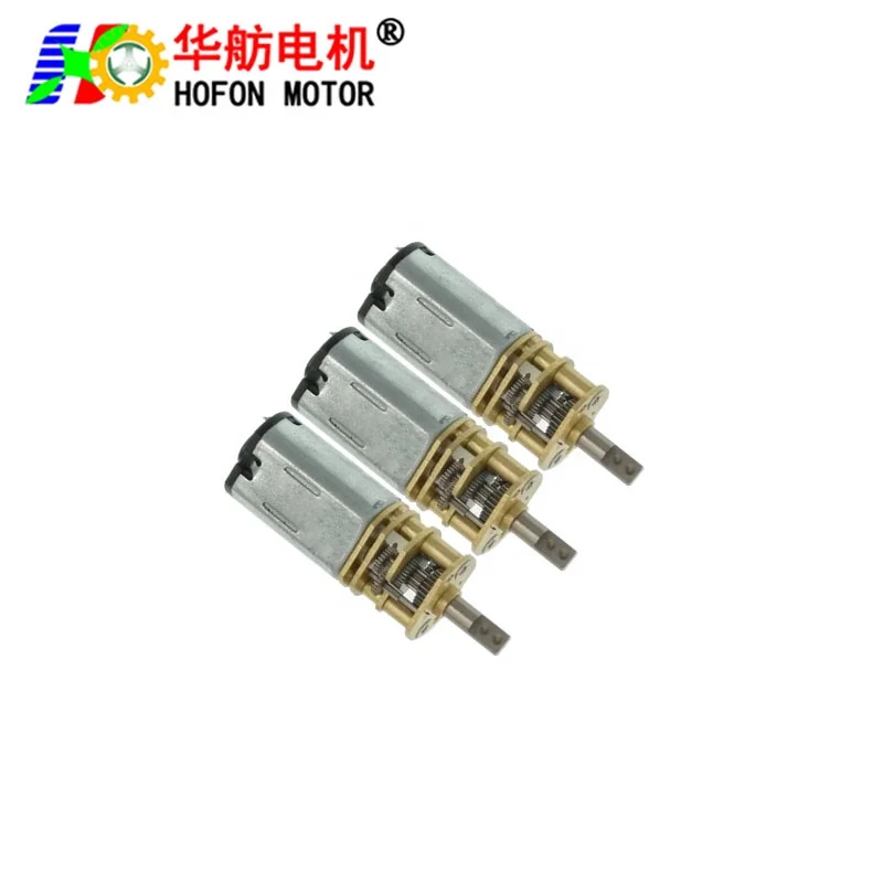 Hofon 8mm GM8-K20 dc 1.5v 3v 3.7v electric mini small brush powerful high torque permanent magnet low speed gear reducer motor