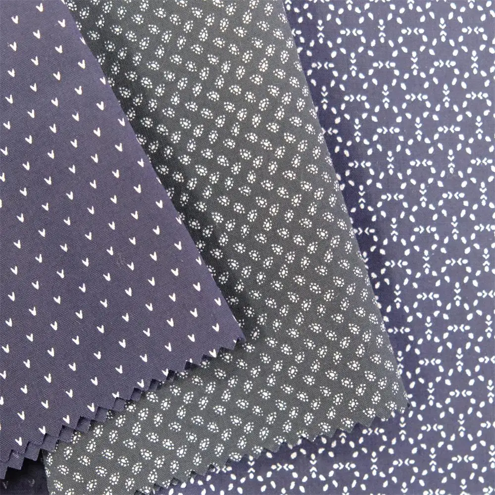 Polyester Cotton Fabric Twill Plain Weave TC Dyed Work Wear Shirt Fabric Check Yarn Dyed Woven Cotton Poly CVC Fabric